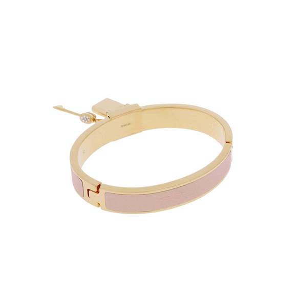 Fendi Master Key Light Rose Leather Gold Medium - Picture 3 of 5